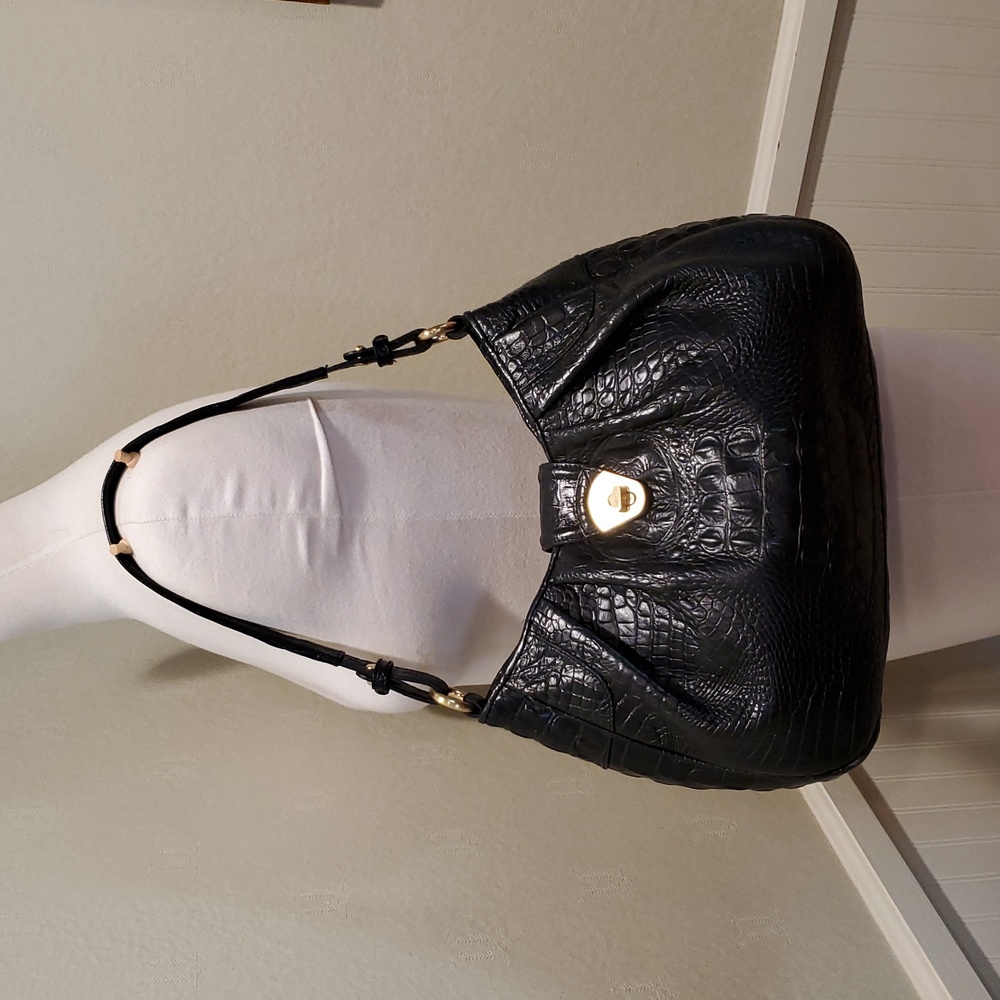 Brahmin Melbourne Croc Shoulder Bag - Picture 6 of 15